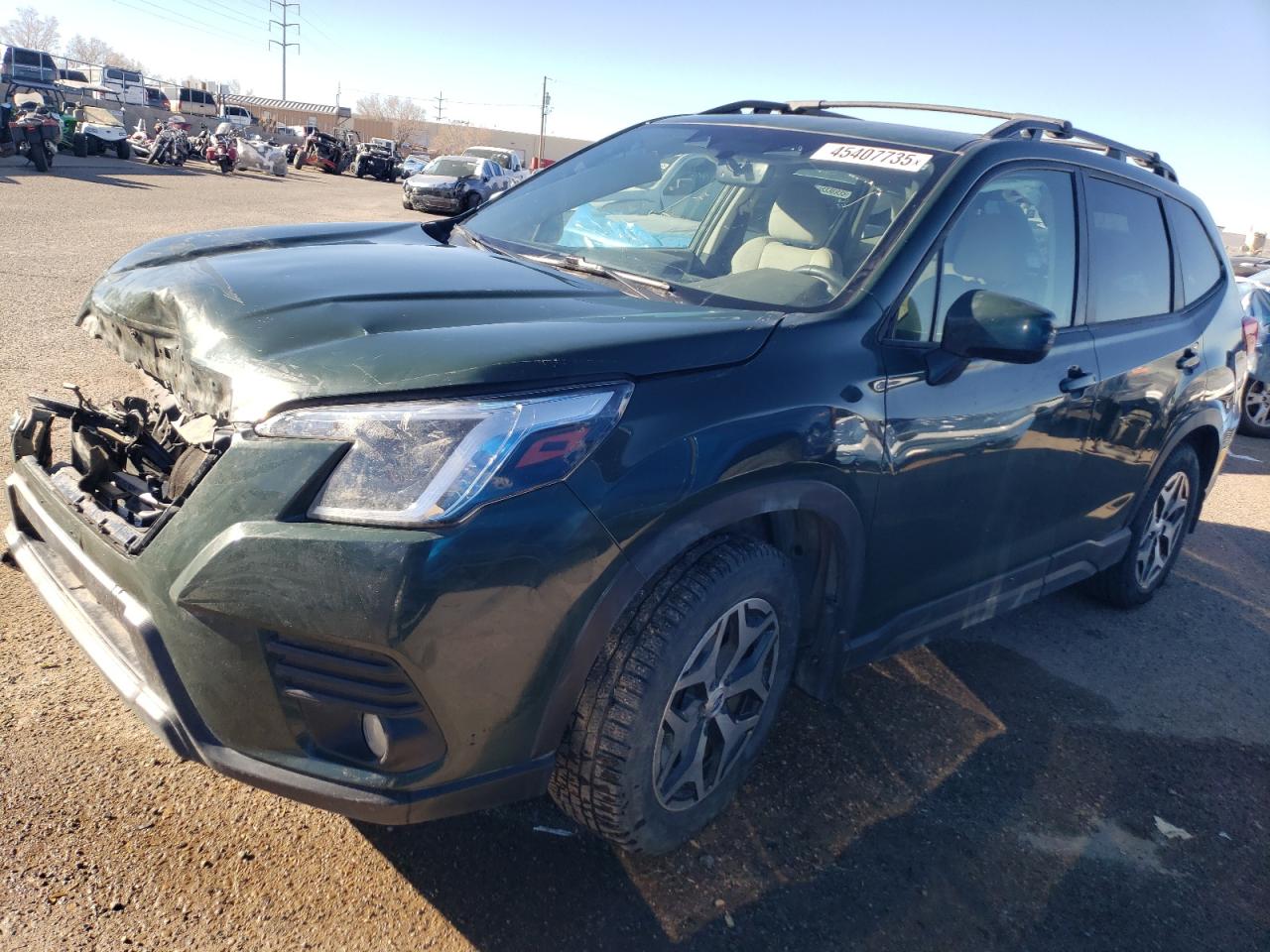 2022 SUBARU FORESTER PREMIUM VIN:JF2SKAEC5NH487170