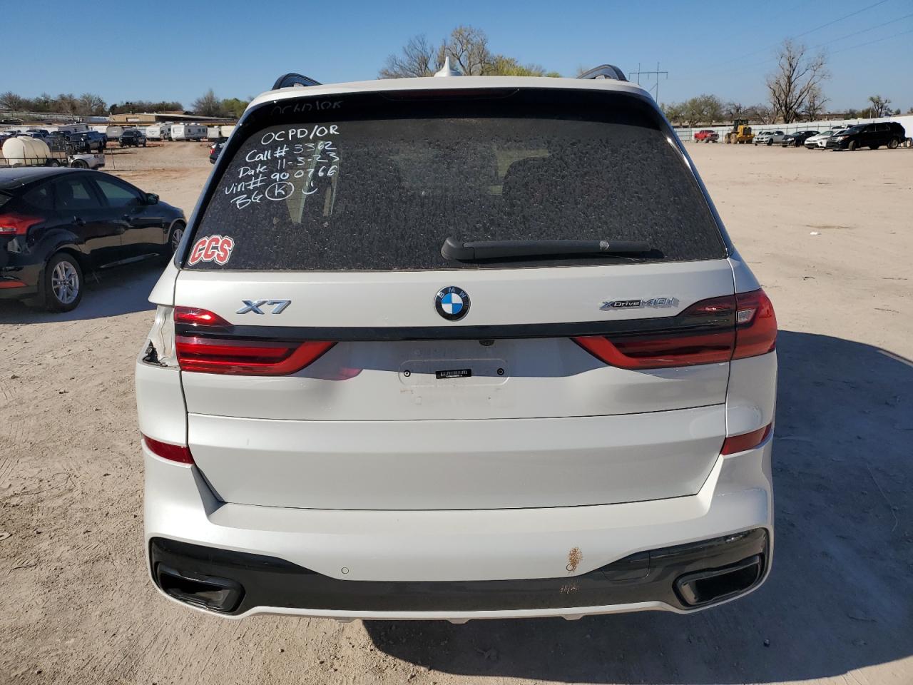 2022 BMW X7 XDRIVE40I VIN:5UXCW2C08N9N00766