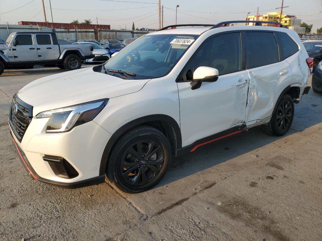 2022 SUBARU FORESTER SPORT VIN:JF2SKAJC3NH416975