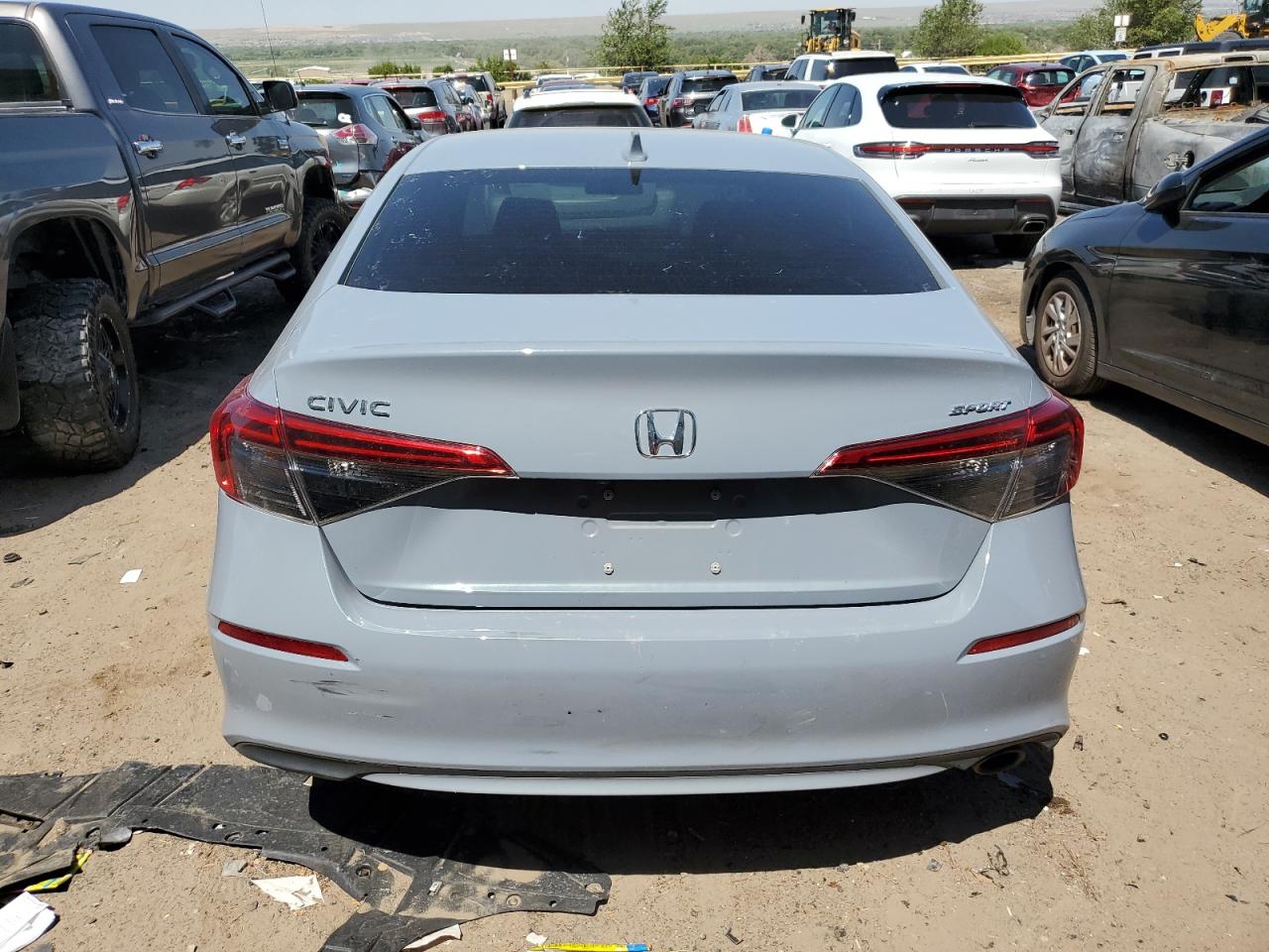 2022 HONDA CIVIC SPORT VIN:2HGFE2F58NH563960