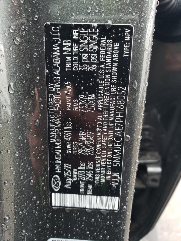 2023 HYUNDAI TUCSON LIMITED VIN:5NMJECAE7PH168052