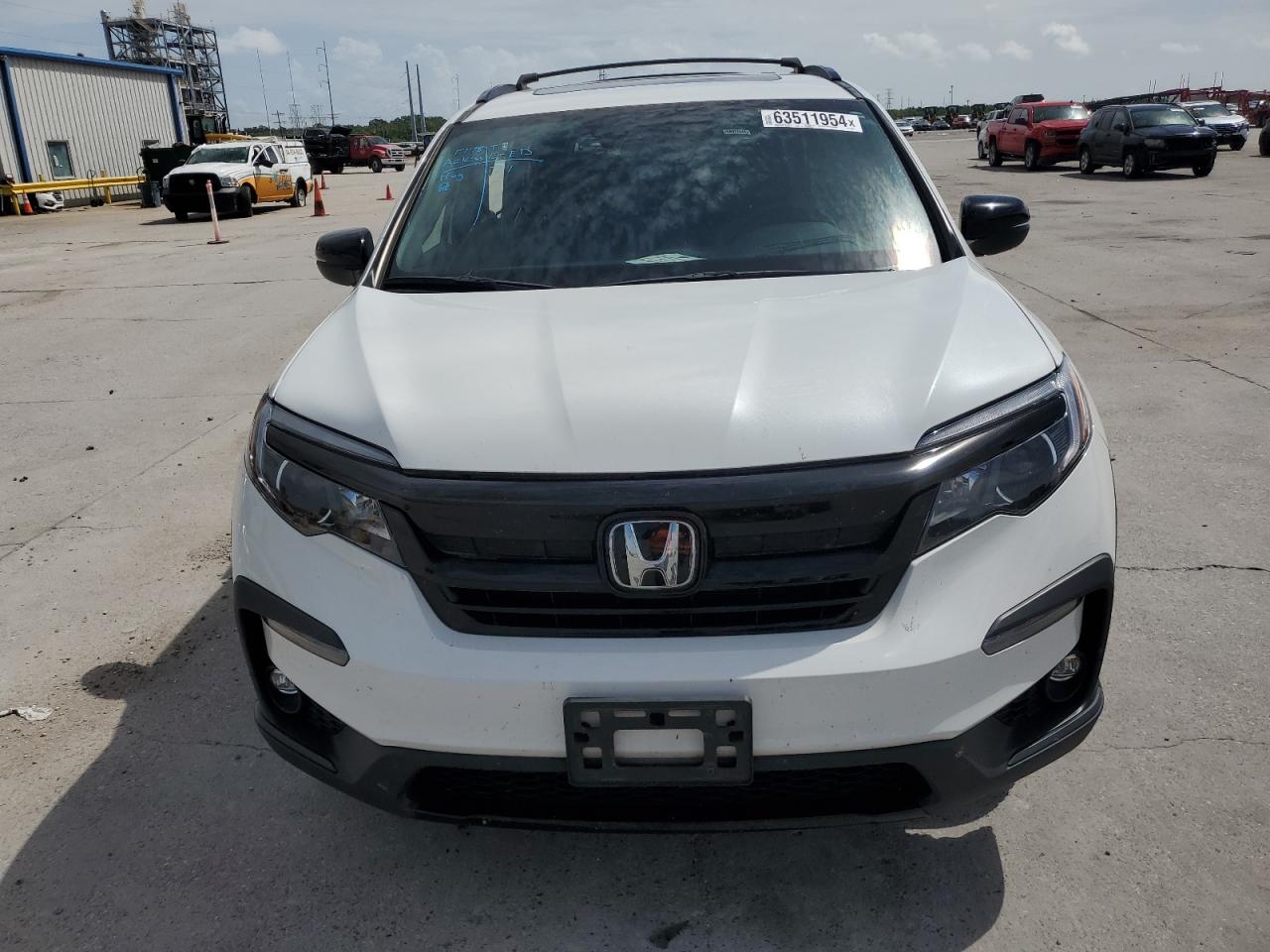 2022 HONDA PILOT TRAILSPORT VIN:5FNYF6H85NB033096