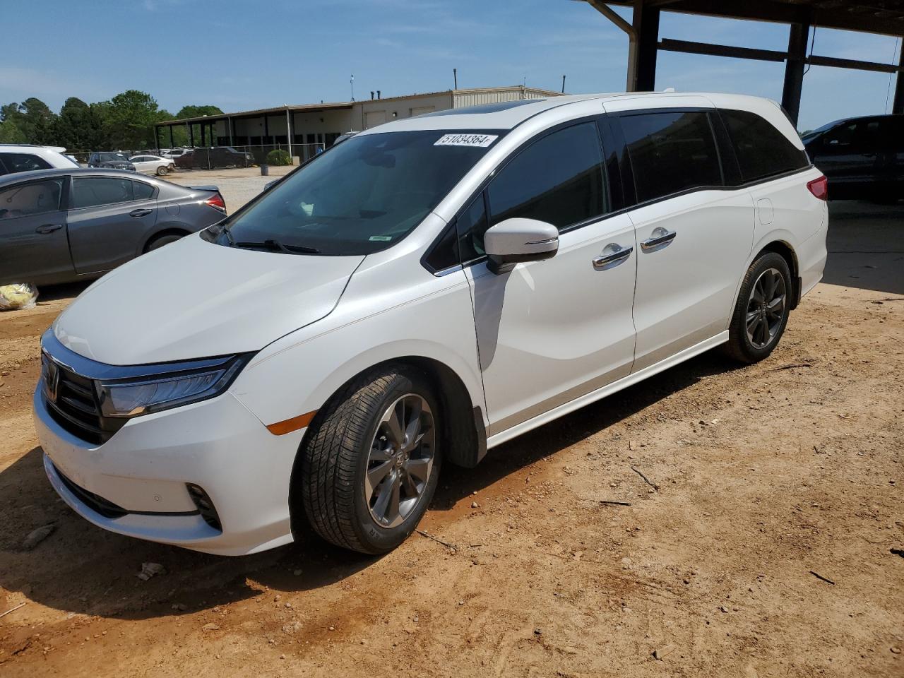 2022 HONDA ODYSSEY ELITE VIN:5FNRL6H96NB012425