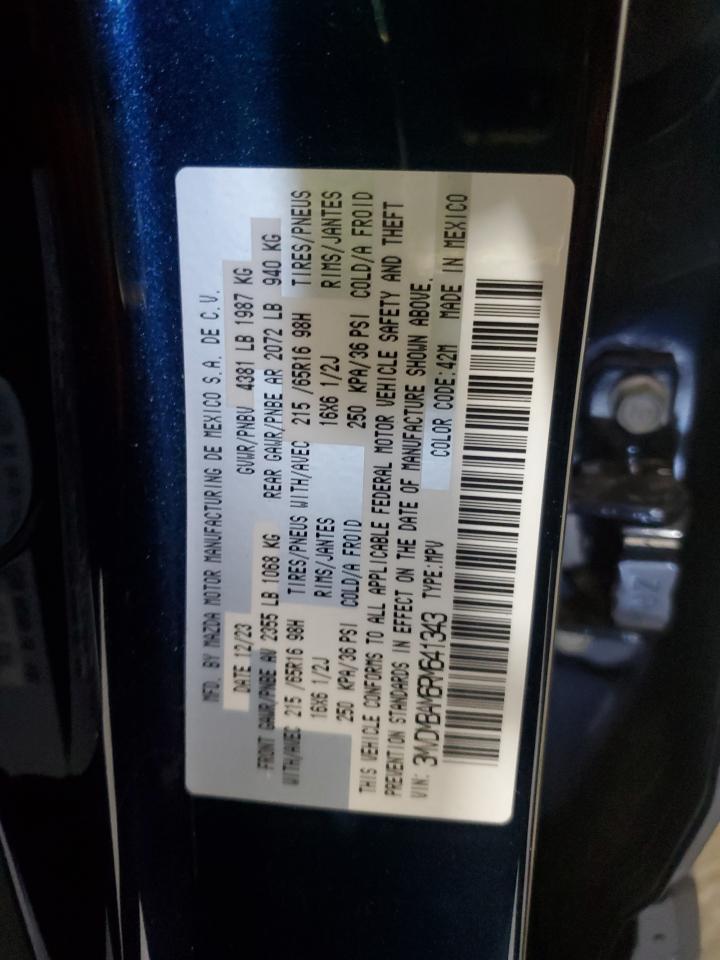 2024 MAZDA CX-30  VIN:3MVDMBAM6RM641343