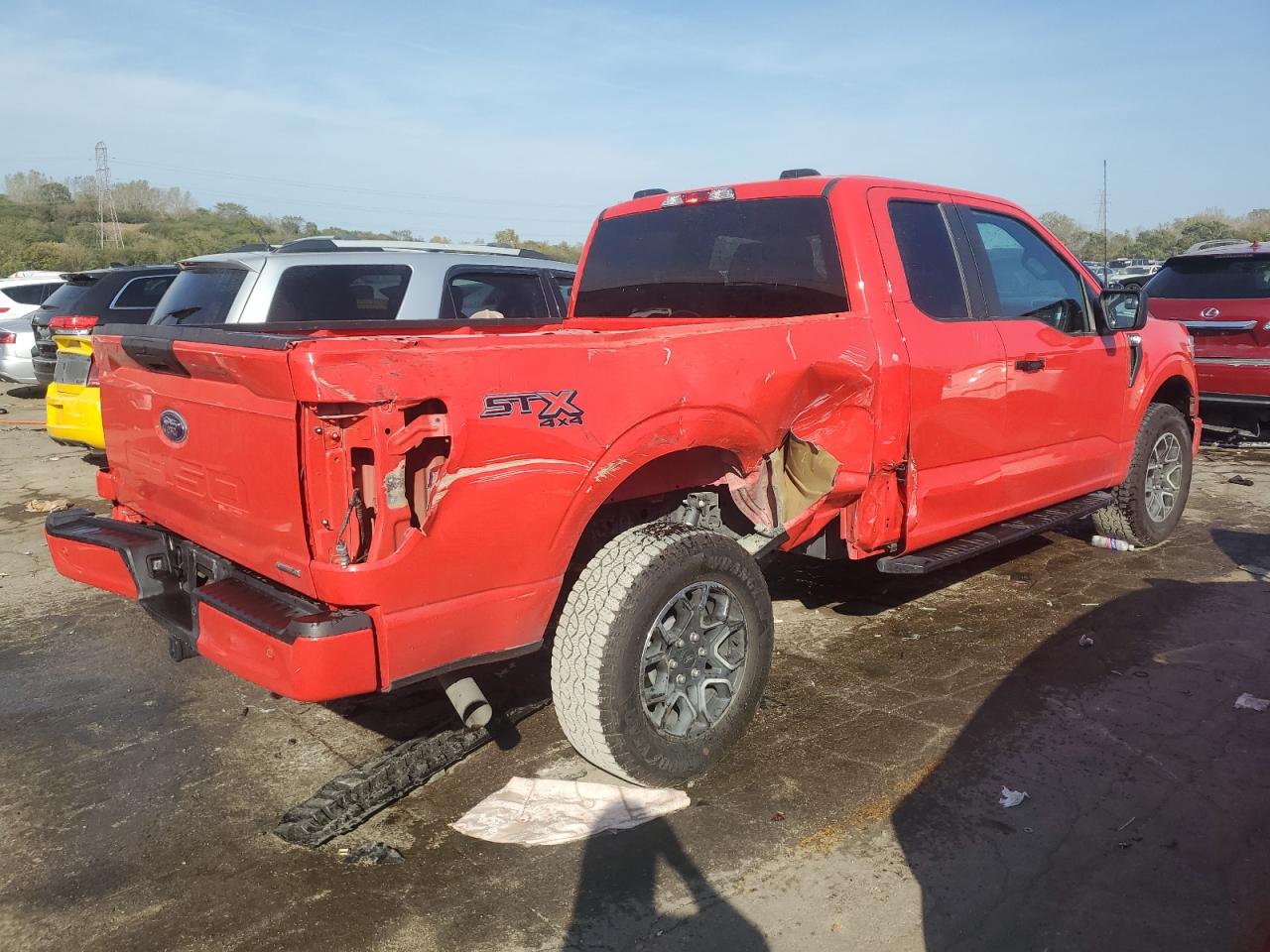 2022 FORD F150 SUPER CAB VIN:1FTEX1EPXNKE73736
