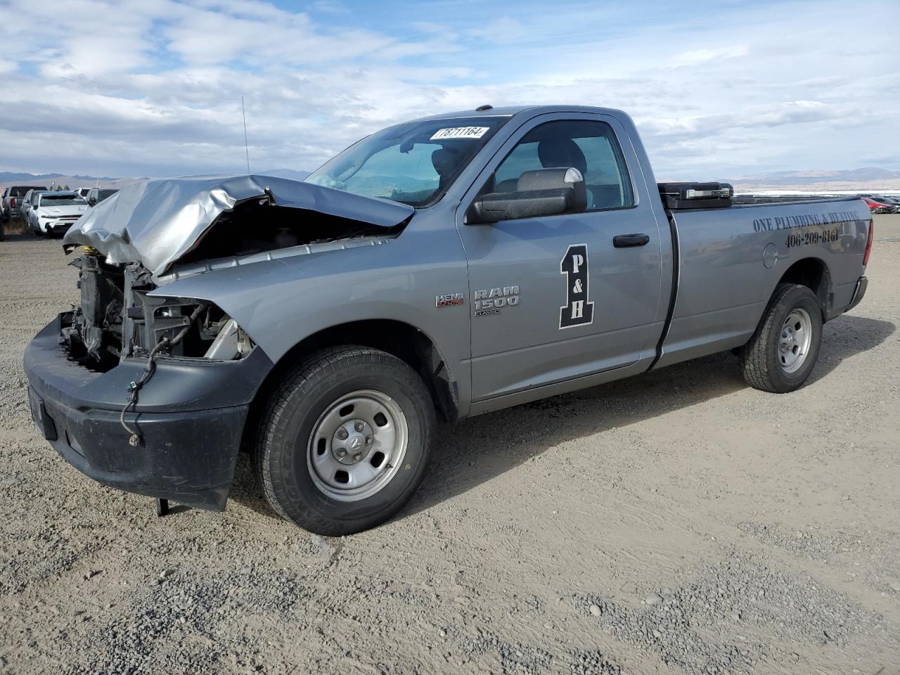 2022 RAM 1500 CLASSIC TRADESMAN VIN:3C6JR7DT7NG293008