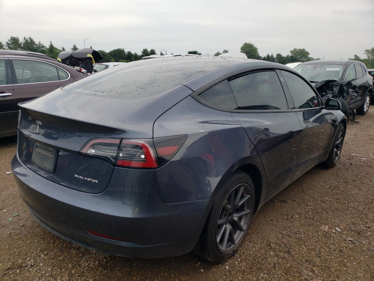 2022 TESLA MODEL 3  VIN:5YJ3E1EB3NF182851