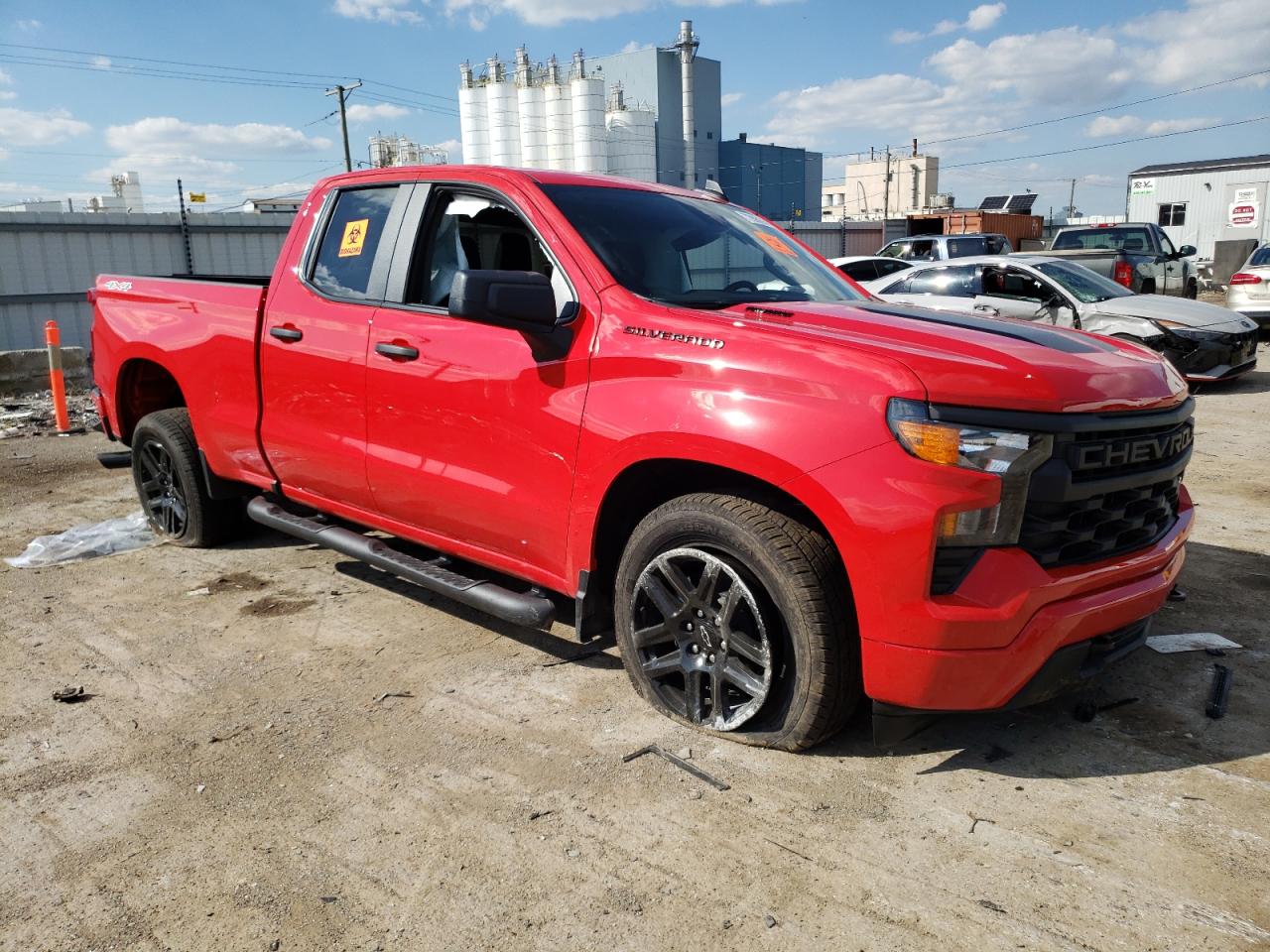 2024 CHEVROLET SILVERADO K1500 CUSTOM VIN:1GCRDBEK1RZ405312