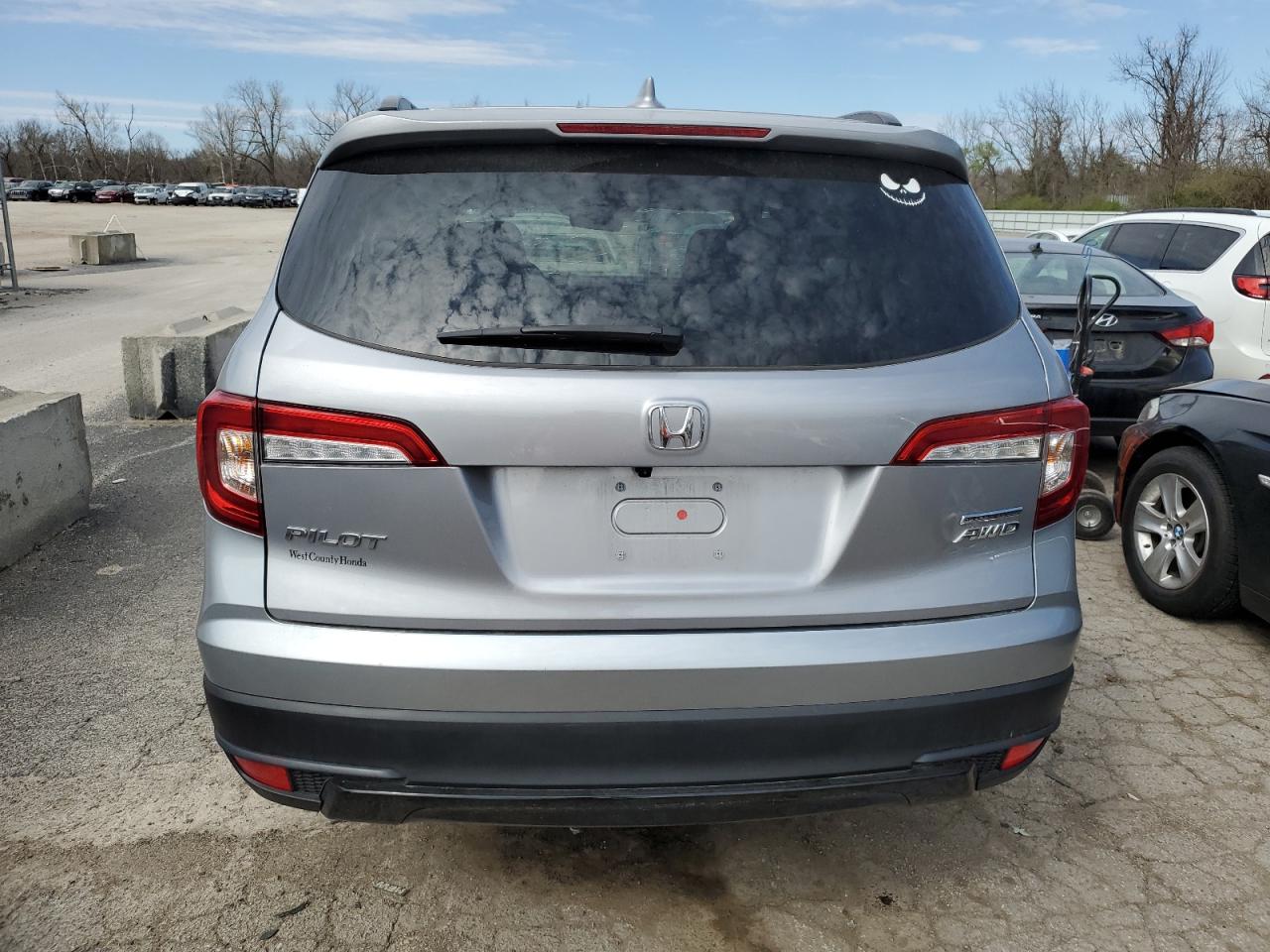 2022 HONDA PILOT SE VIN:5FNYF6H2XNB078501