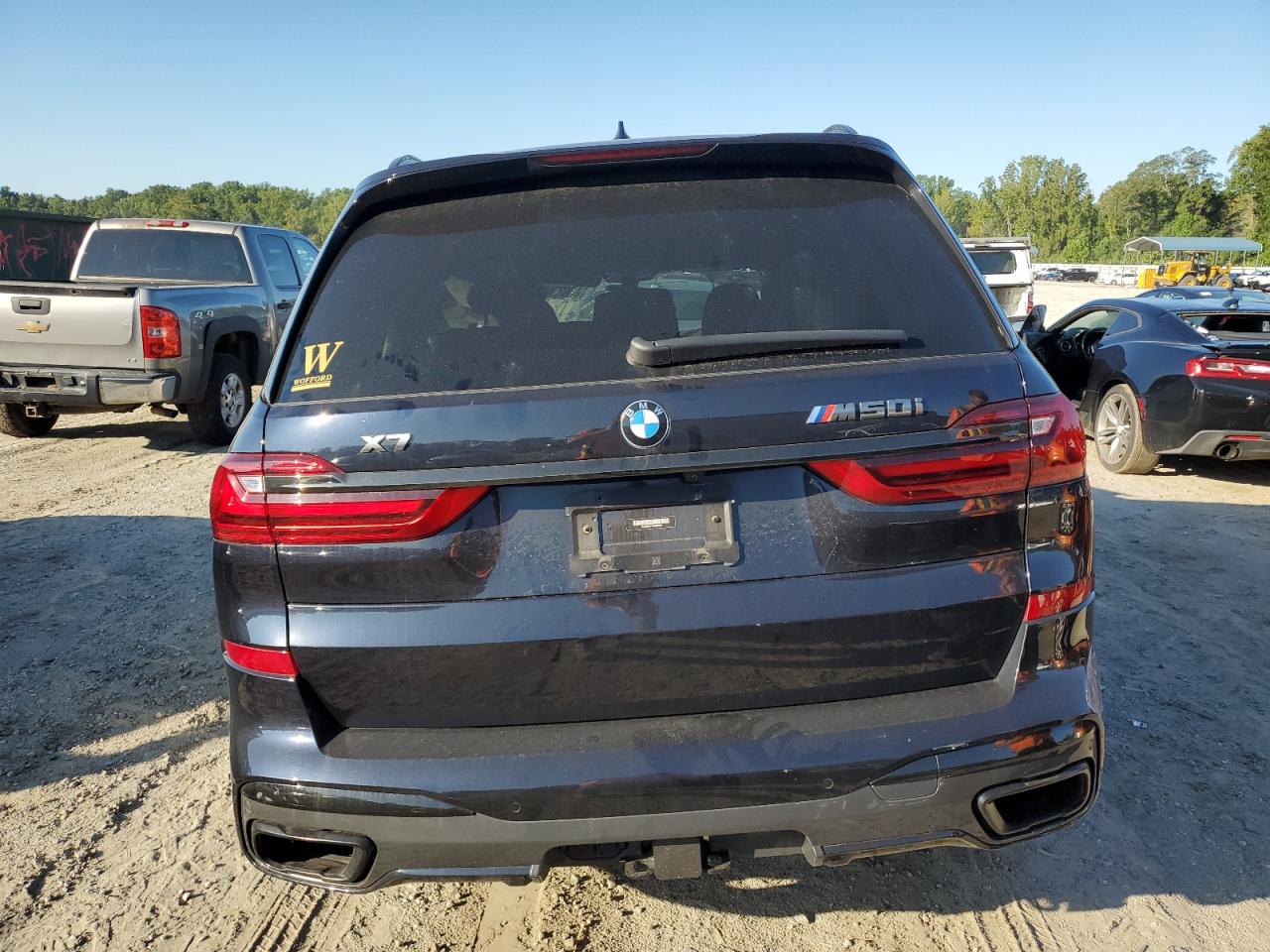 2022 BMW X7 M50I VIN:5UXCX6C07N9L01549