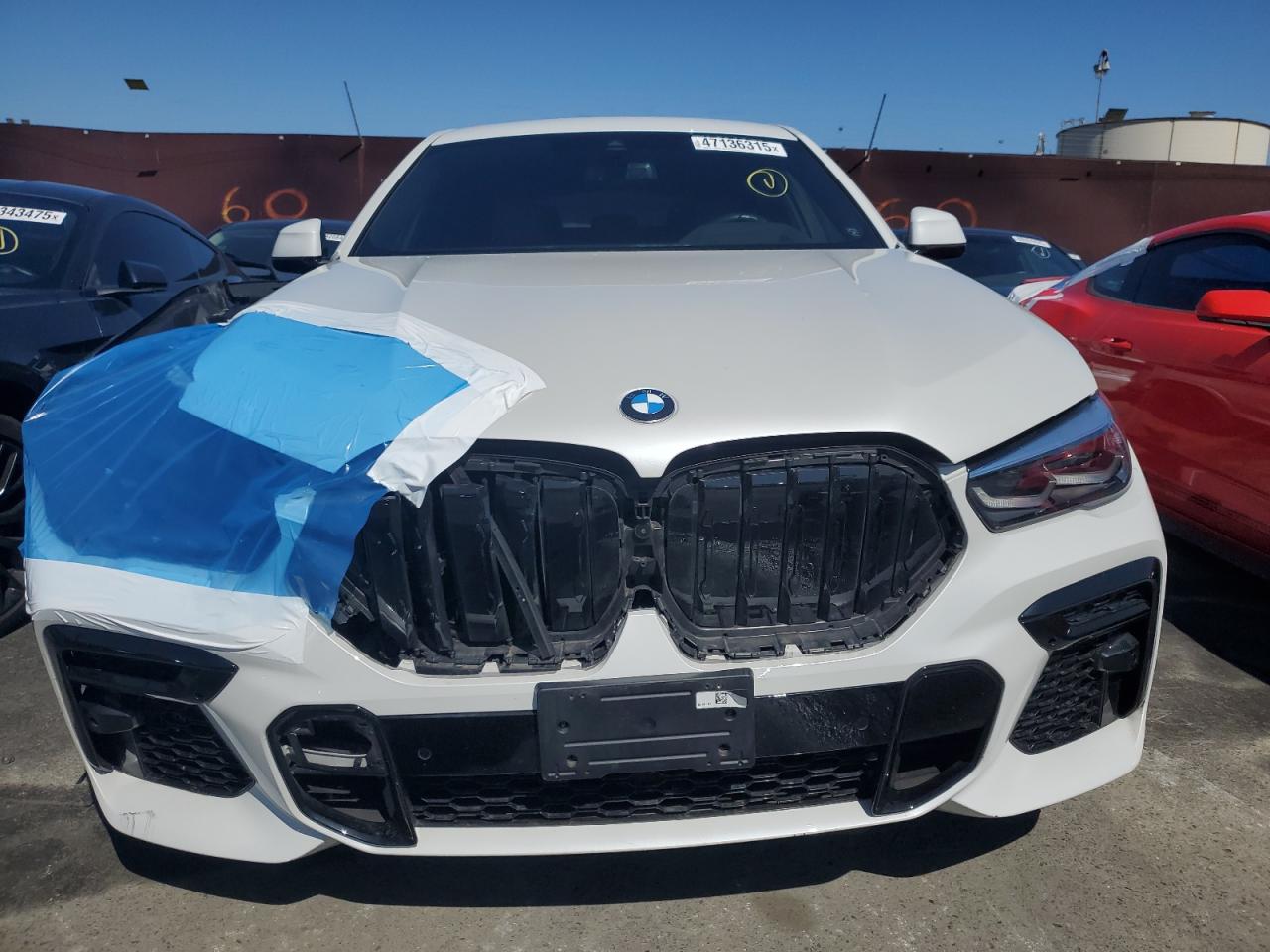 2022 BMW X6 XDRIVE40I VIN:5UXCY6C09N9J07361