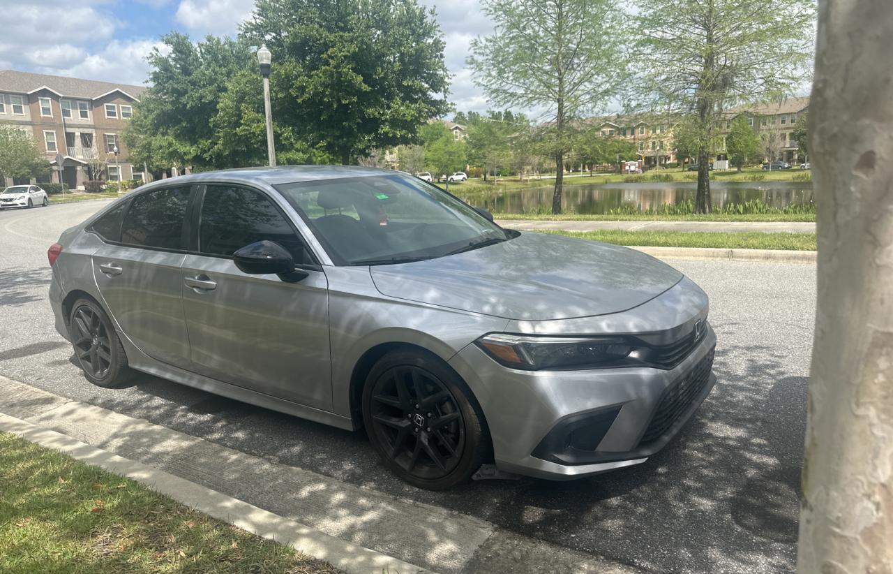 2022 HONDA CIVIC SPORT VIN:2HGFE2F55NH541995