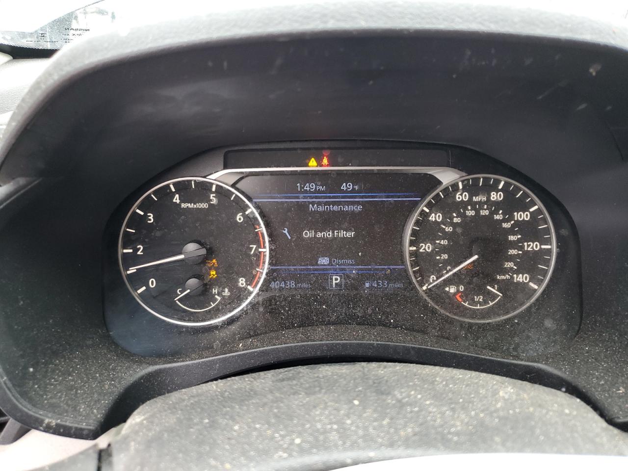 2022 NISSAN ALTIMA SV VIN:1N4BL4DV5NN392633