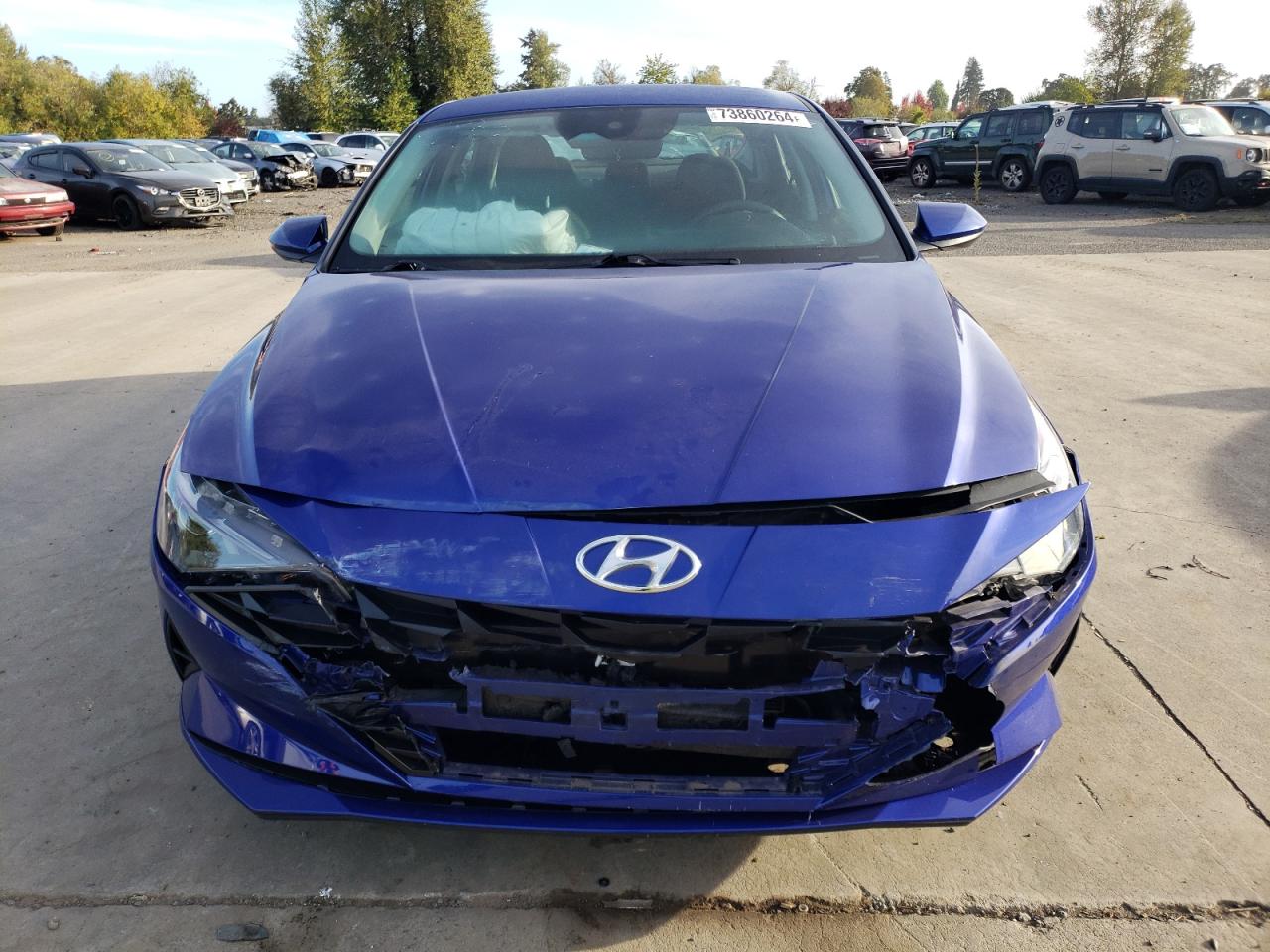 2022 HYUNDAI ELANTRA SEL VIN:5NPLM4AG8NH081876