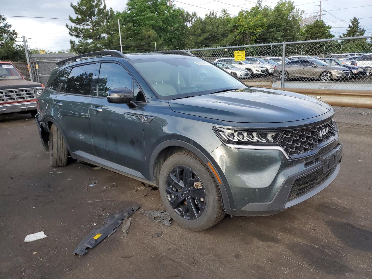 2022 KIA SORENTO S VIN:5XYRLDLC7NG154962