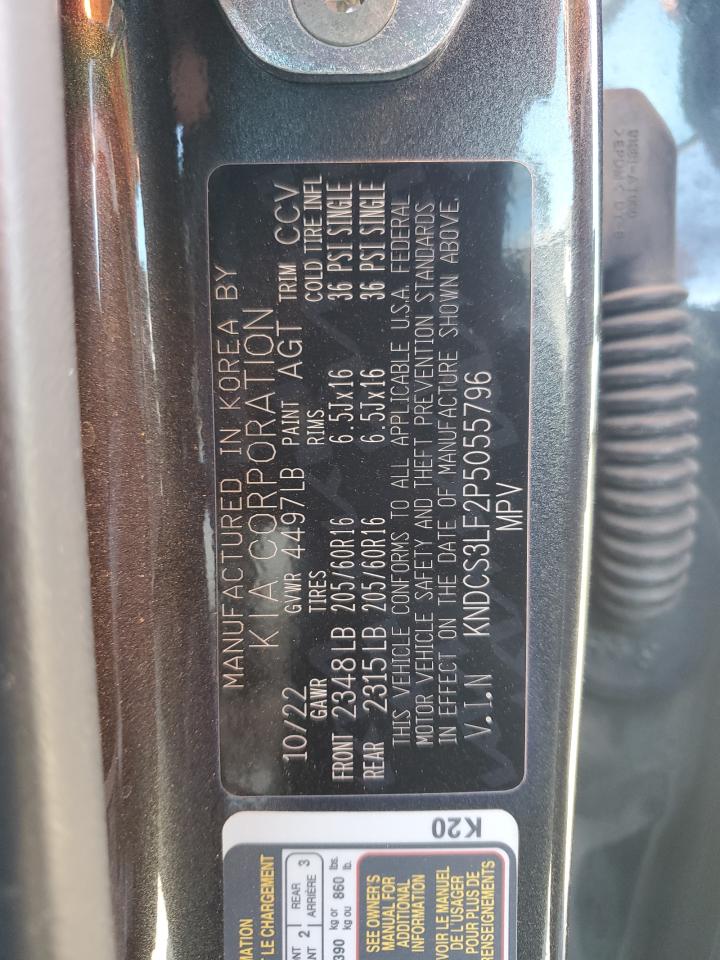 2023 KIA NIRO EX VIN:KNDCS3LF2P5055796