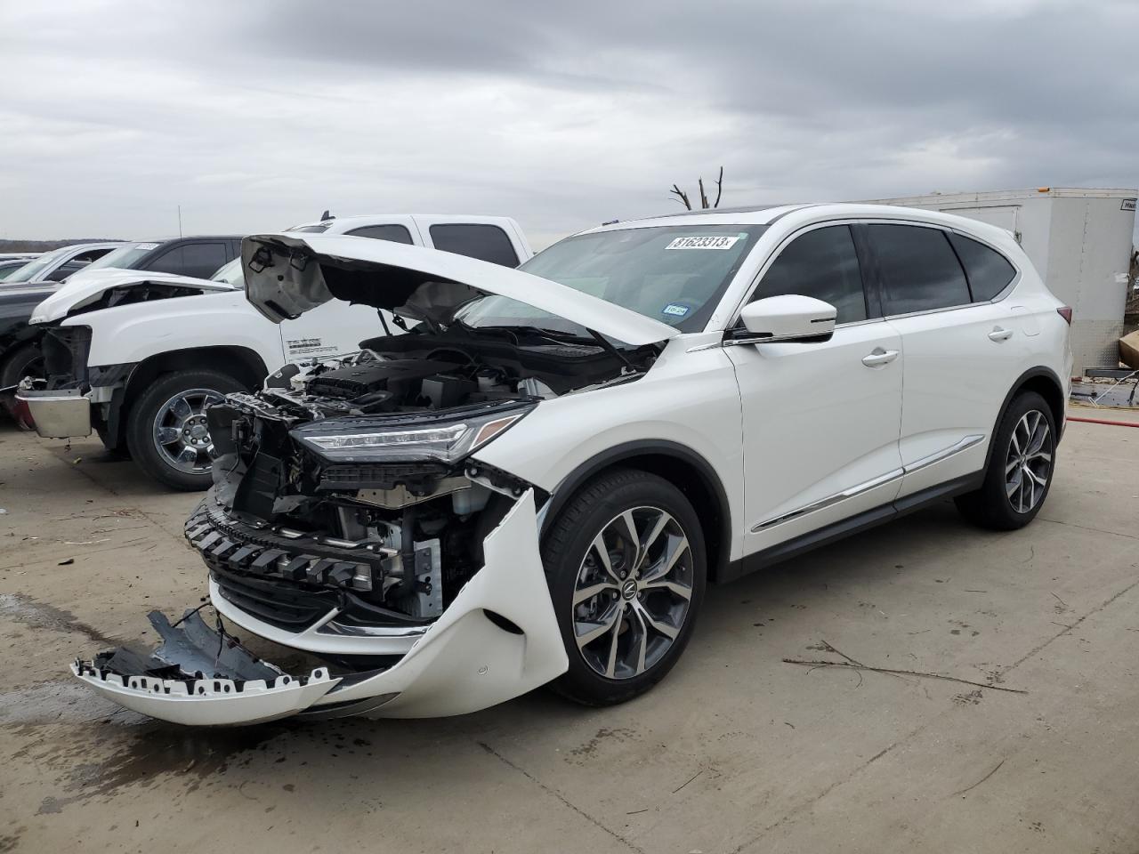 2022 ACURA MDX TECHNOLOGY VIN:5J8YD9H41NL000924