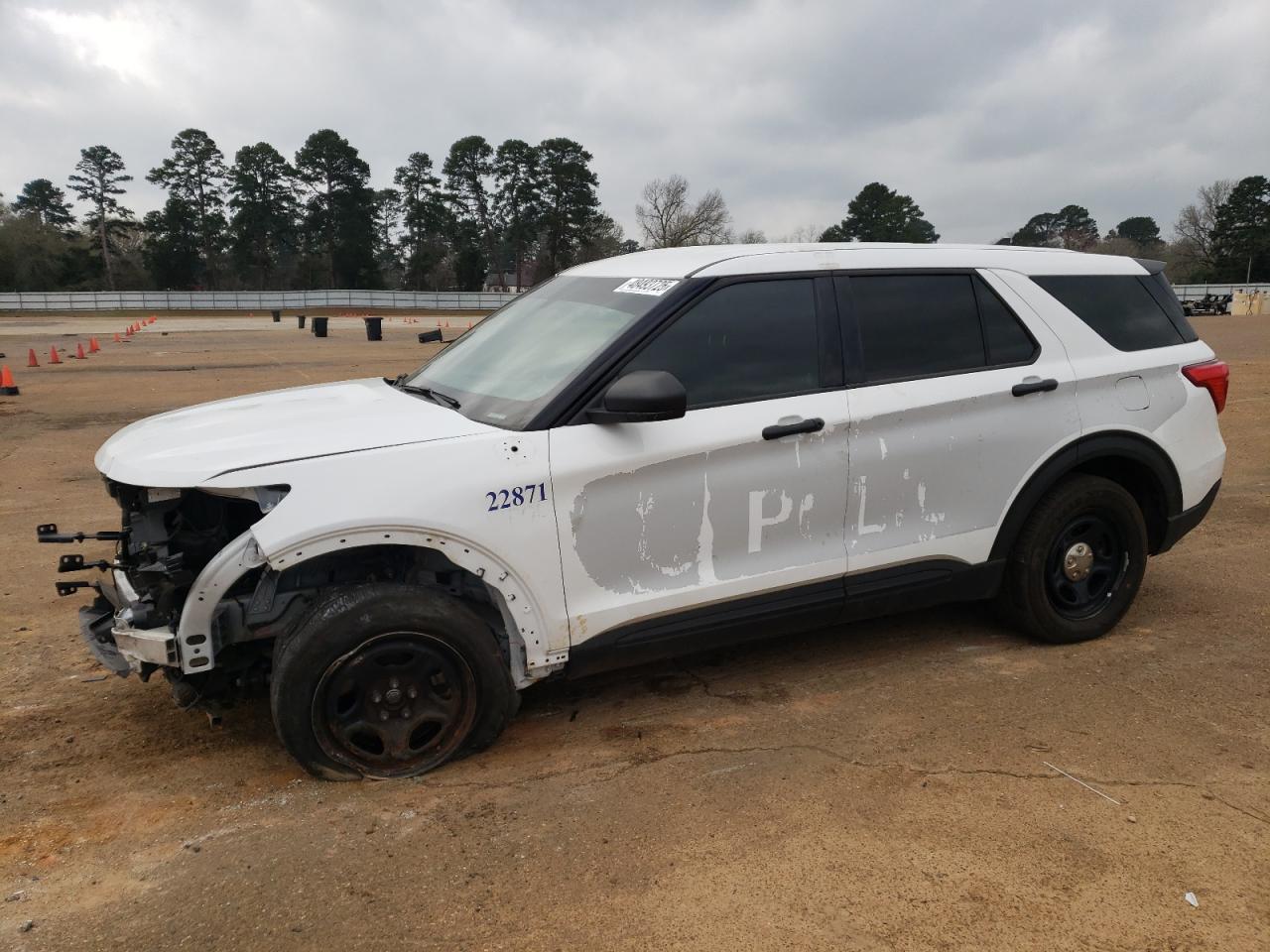 2022 FORD EXPLORER POLICE INTERCEPTOR VIN:1FM5K8AB4NGA28621