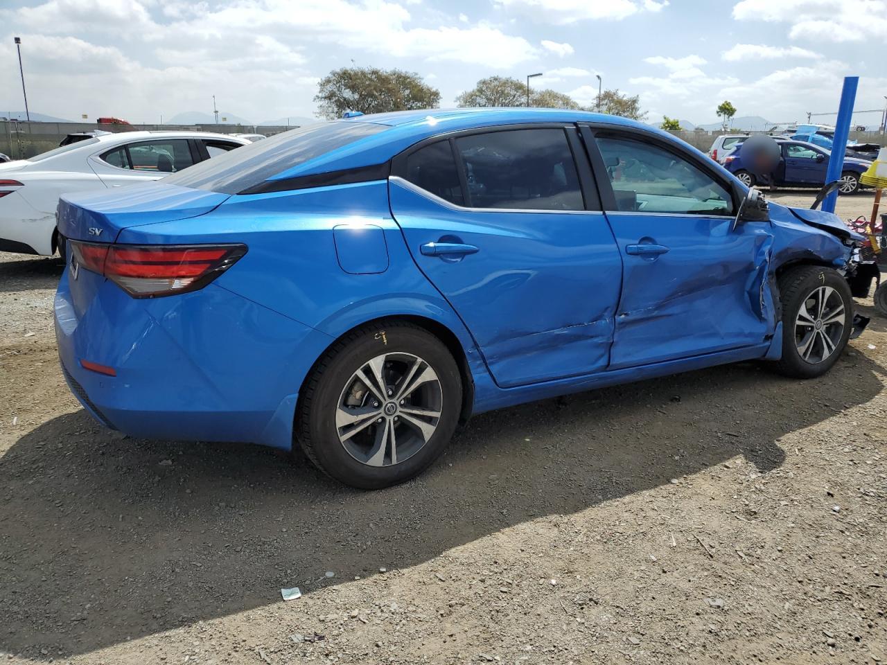 2022 NISSAN SENTRA SV VIN:3N1AB8CV2NY237643