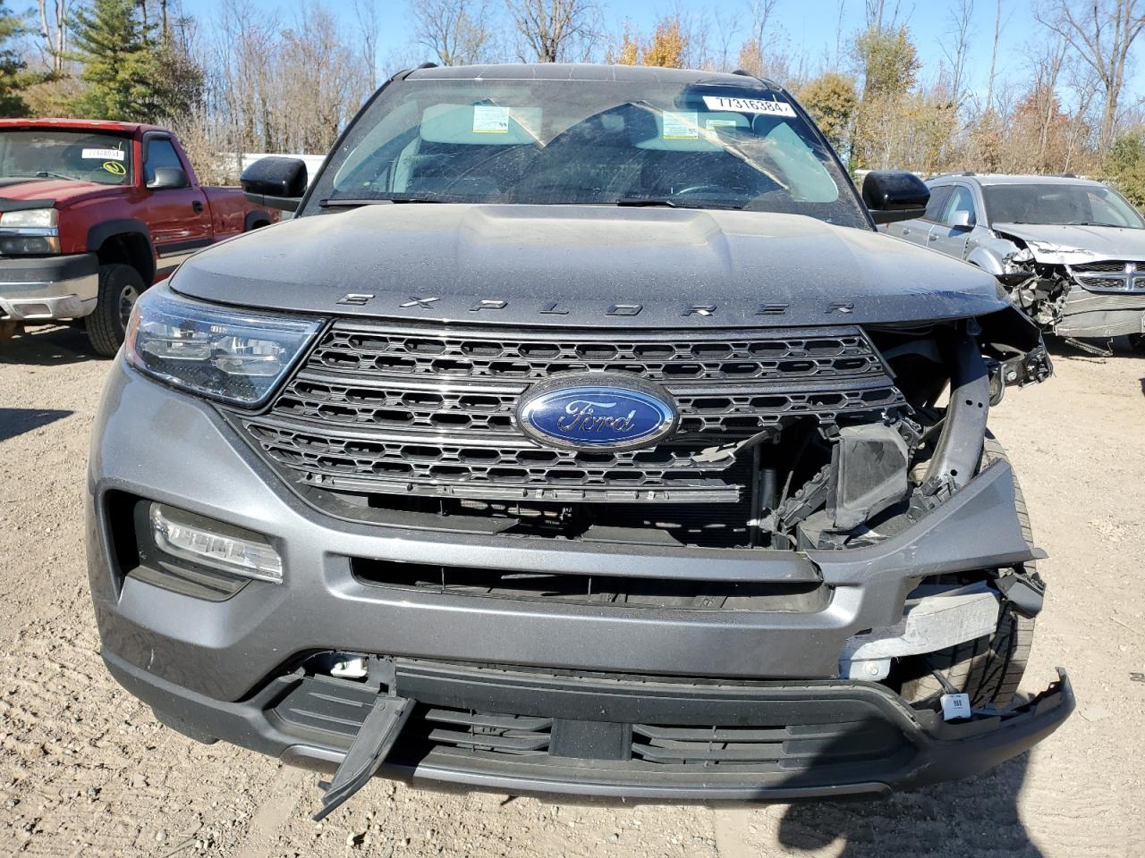 2022 FORD EXPLORER XLT VIN:1FMSK8DH6NGB32420
