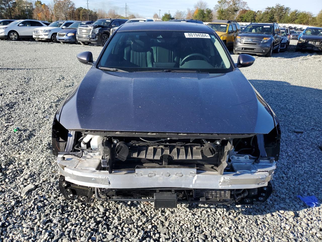 2022 HONDA ACCORD HYBRID EXL VIN:1HGCV3F55NA027622