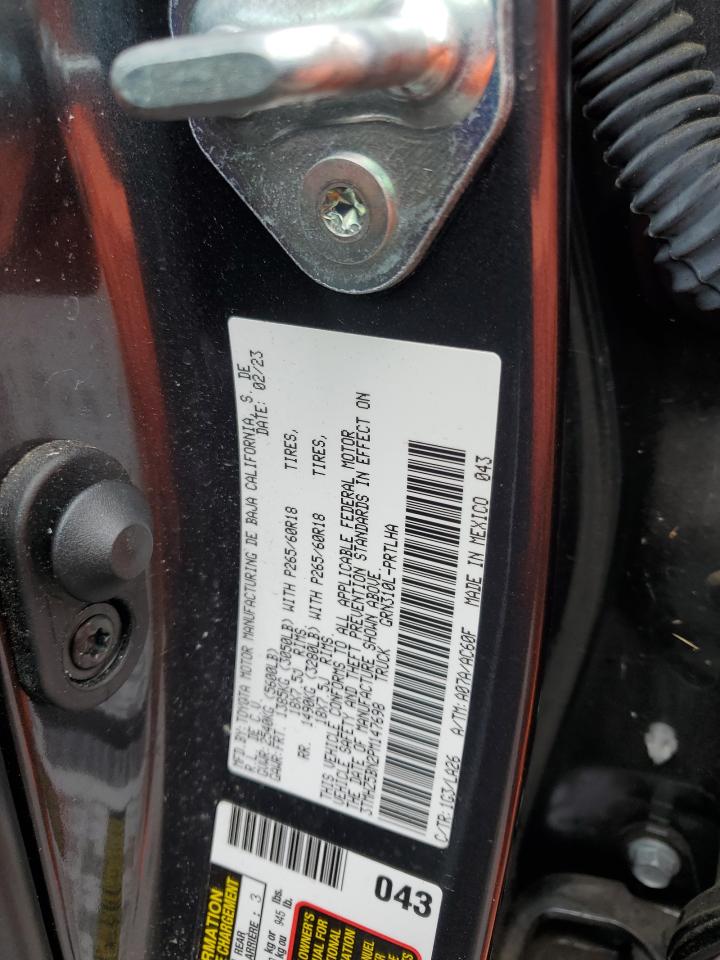 2023 TOYOTA TACOMA DOUBLE CAB VIN:3TMHZ5BN2PM147698