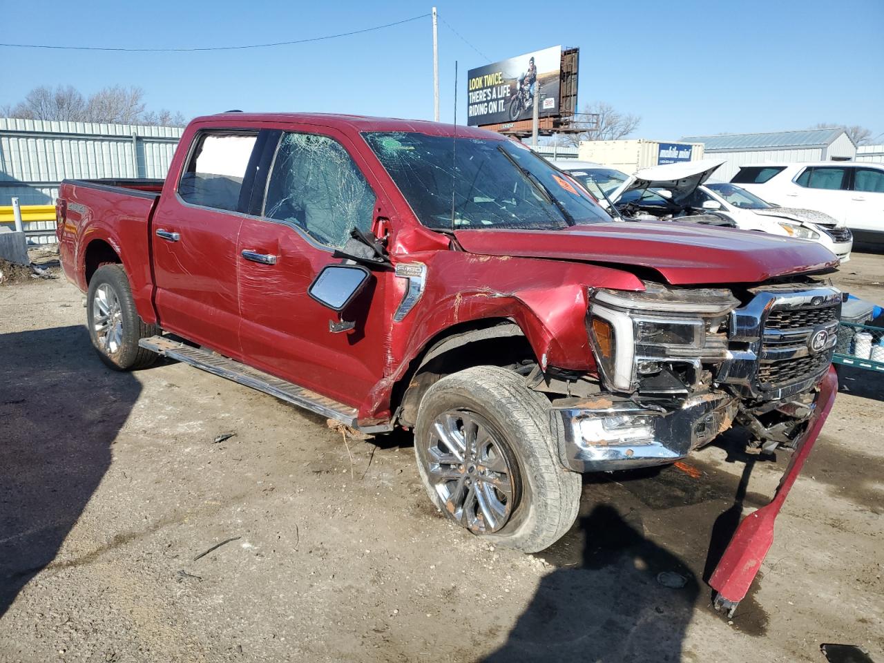 2024 FORD F150 LARIAT VIN:1FTFW5L55RFA58581