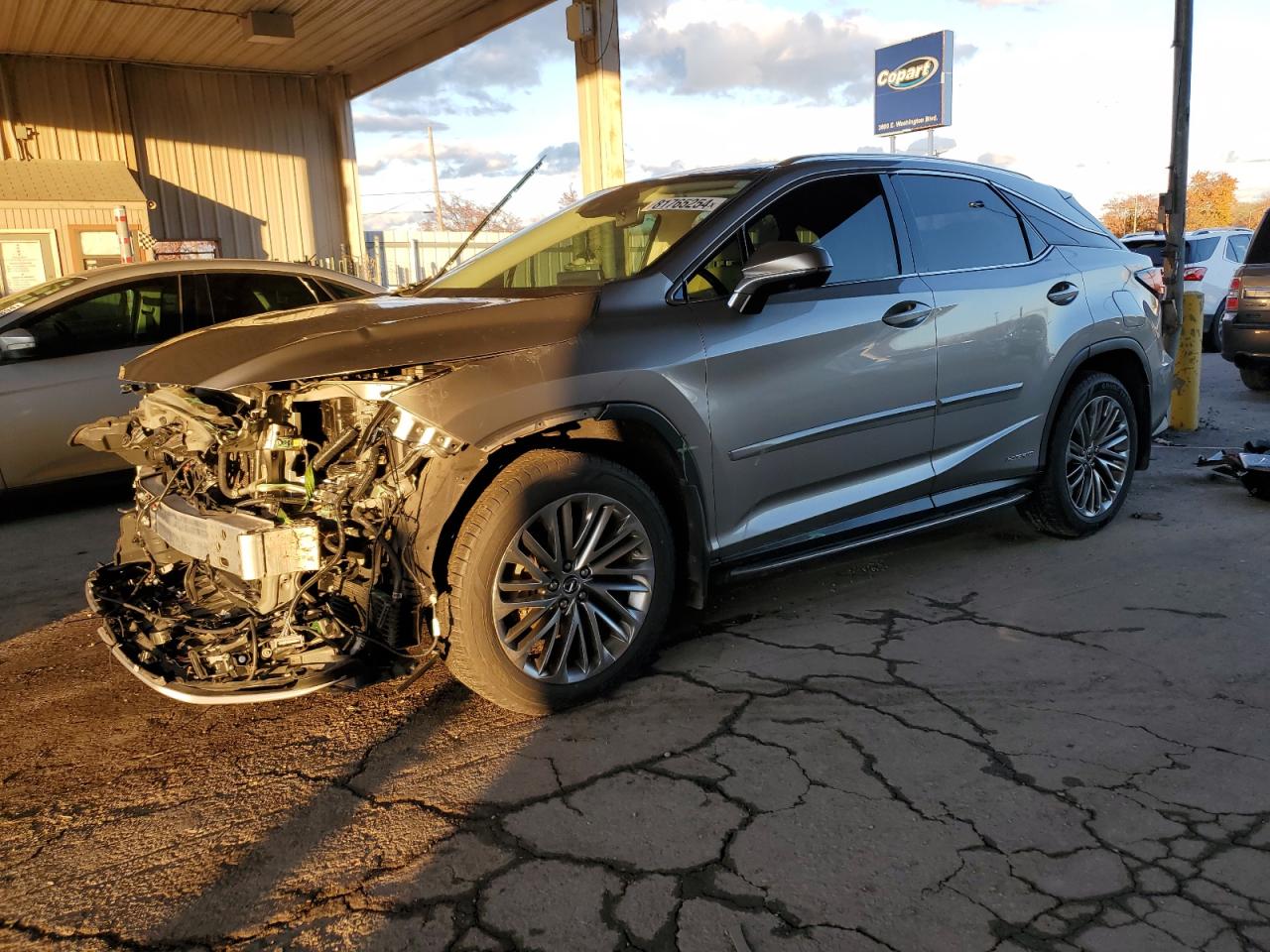 2022 LEXUS RX 450H VIN:2T2JGMDA4NC084603