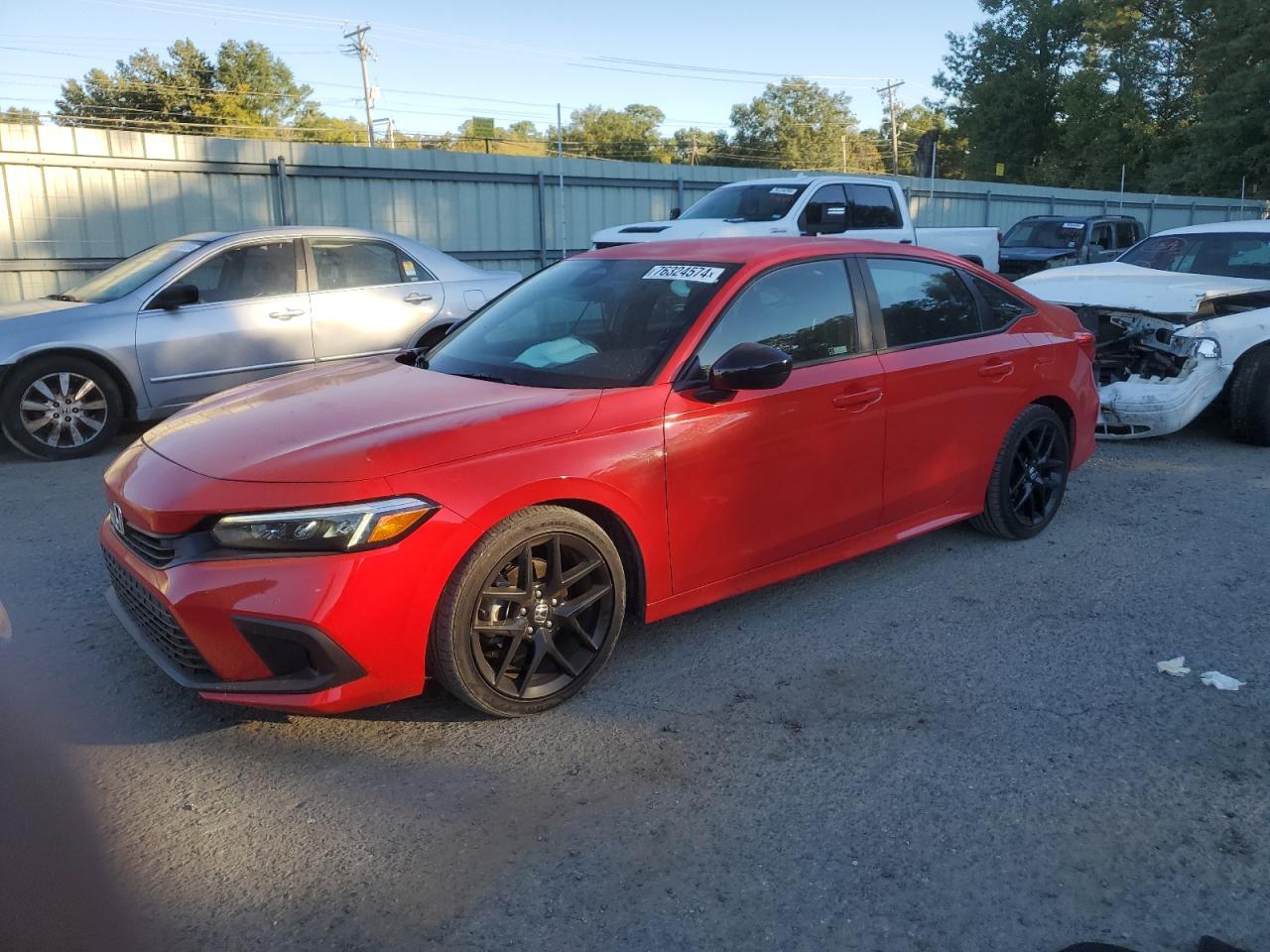 2022 HONDA CIVIC SPORT VIN:2HGFE2F52NH589311