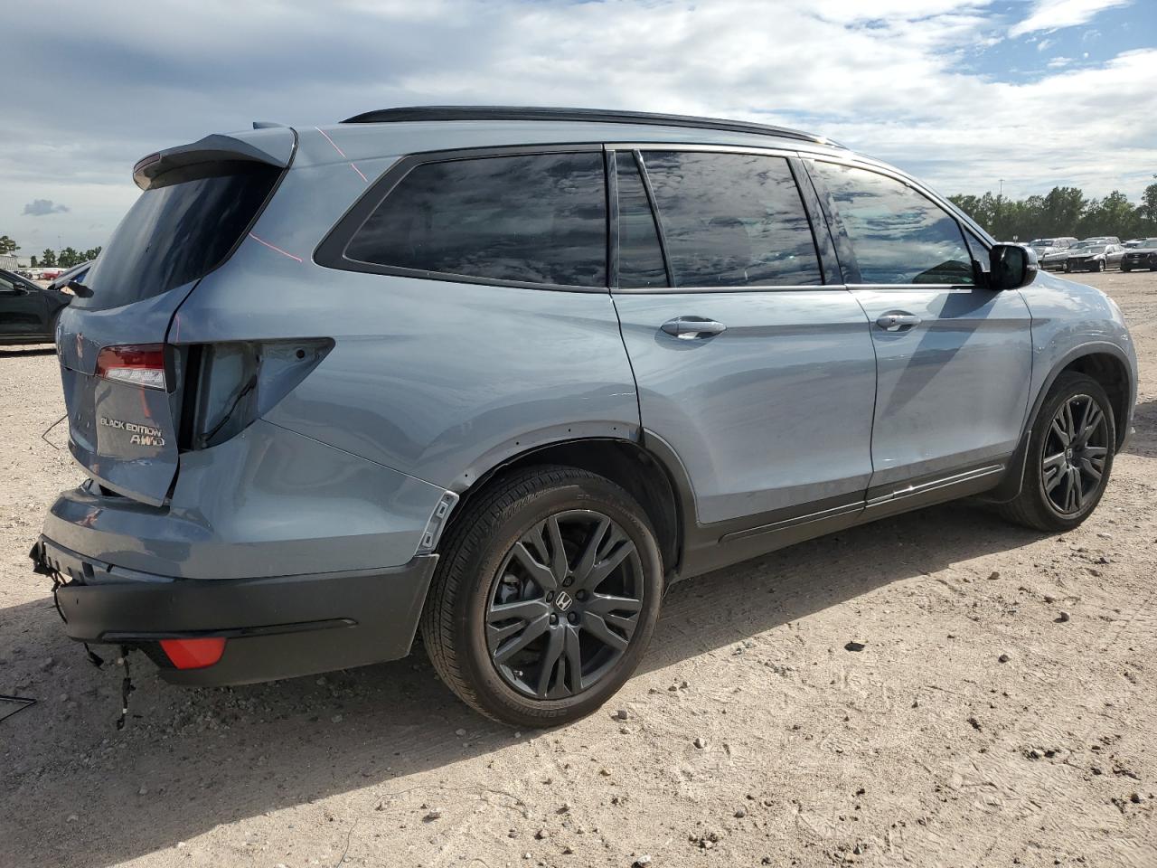 2022 HONDA PILOT BLACK VIN:5FNYF6H79NB086830