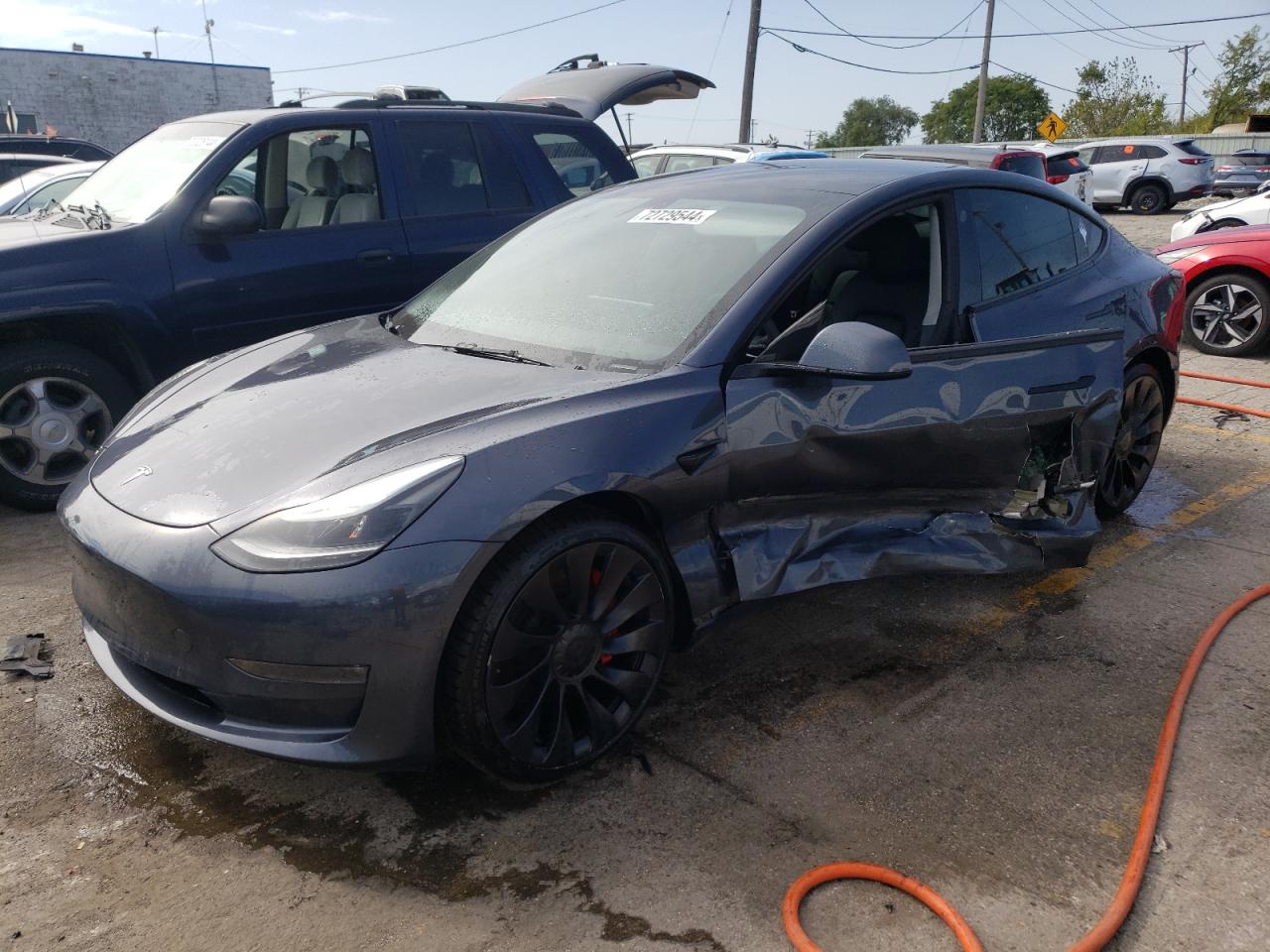 2022 TESLA MODEL 3  VIN:5YJ3E1EC7NF269001