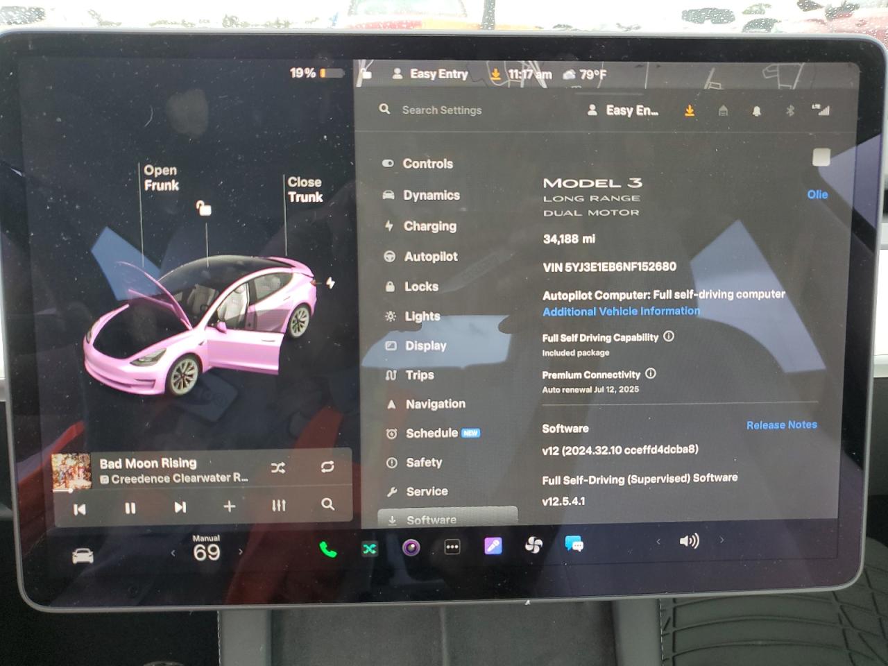 2022 TESLA MODEL 3  VIN:5YJ3E1EB6NF152680