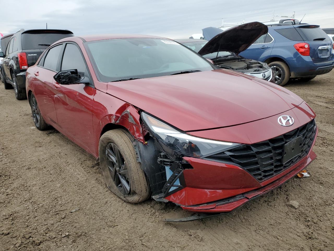 2023 HYUNDAI ELANTRA SEL VIN:KMHLM4AG1PU593452