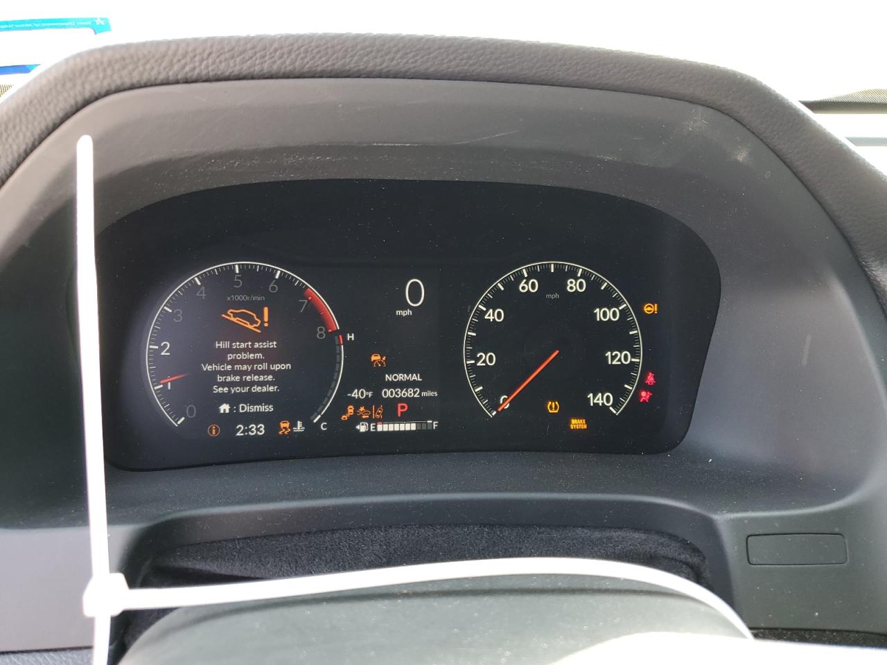 2024 HONDA RIDGELINE BLACK EDITION VIN:5FPYK3F80RB002574