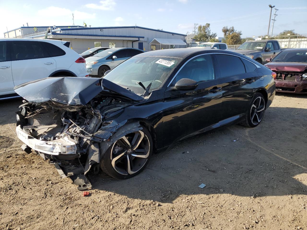 2022 HONDA ACCORD SPORT VIN:1HGCV1F34NA081805