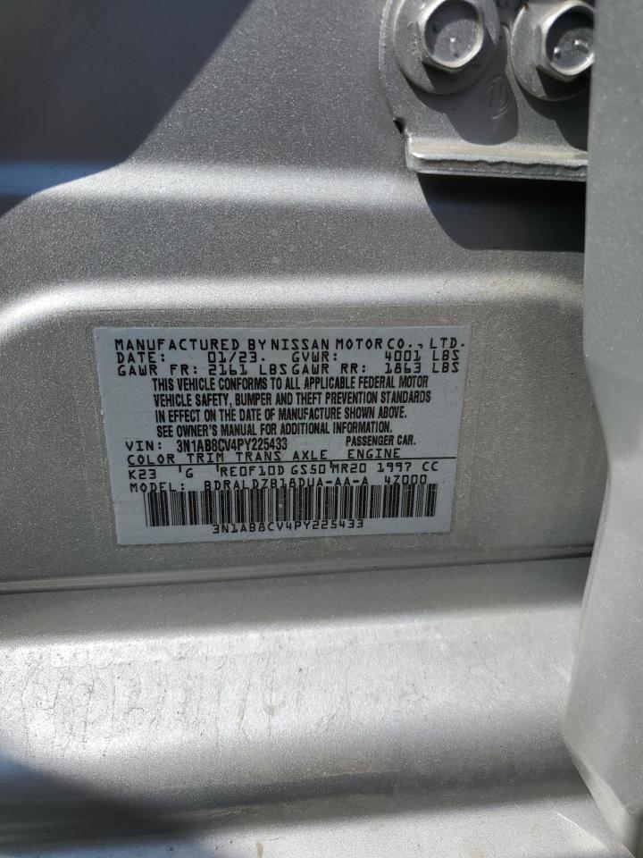 2023 NISSAN SENTRA SV VIN:3N1AB8CV4PY225433