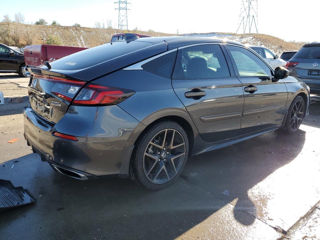 2022 HONDA CIVIC SPORT TOURING VIN:19XFL1H81NE004025