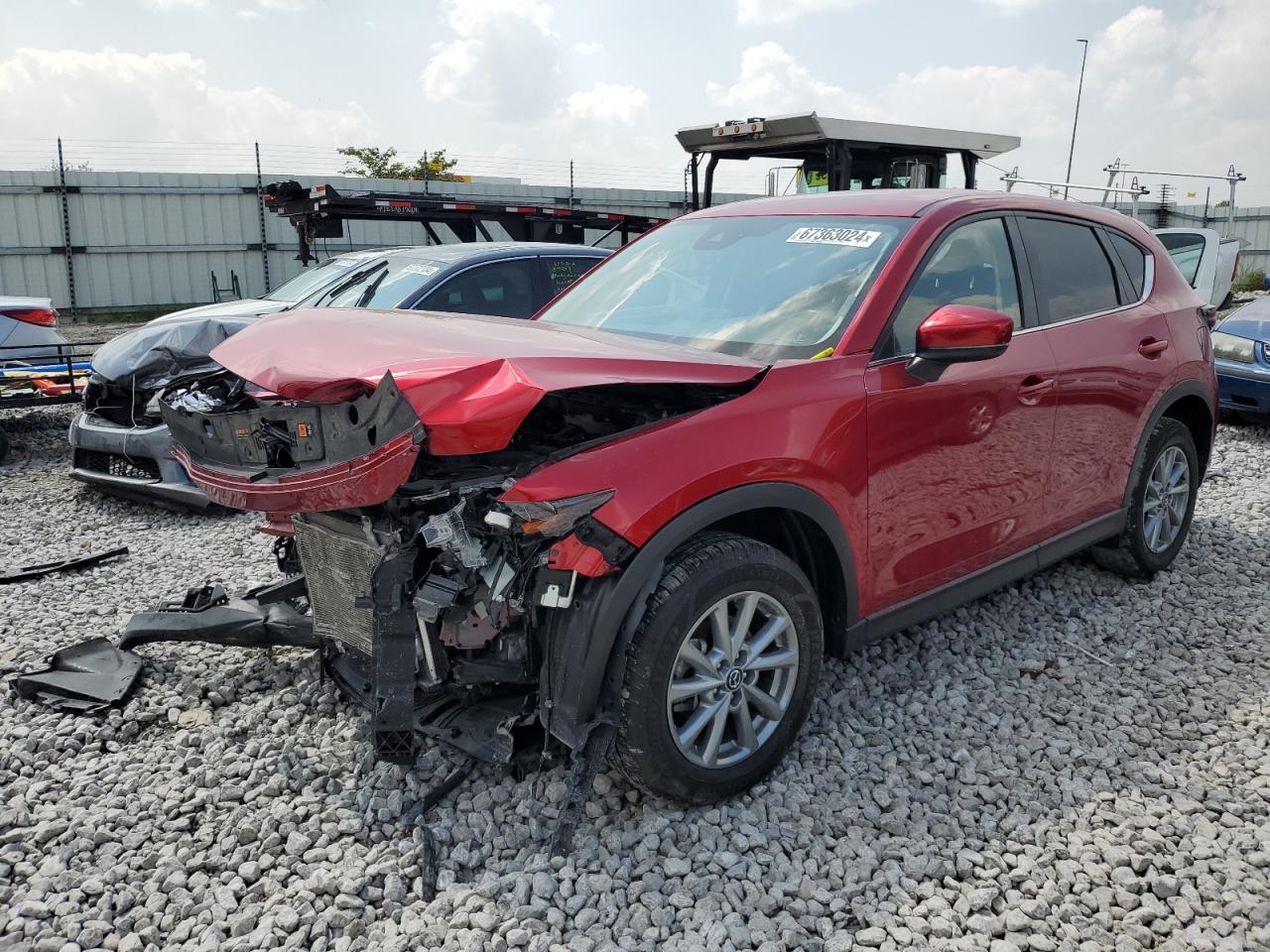 2022 MAZDA CX-5 SELECT VIN:JM3KFBBMXN0637303