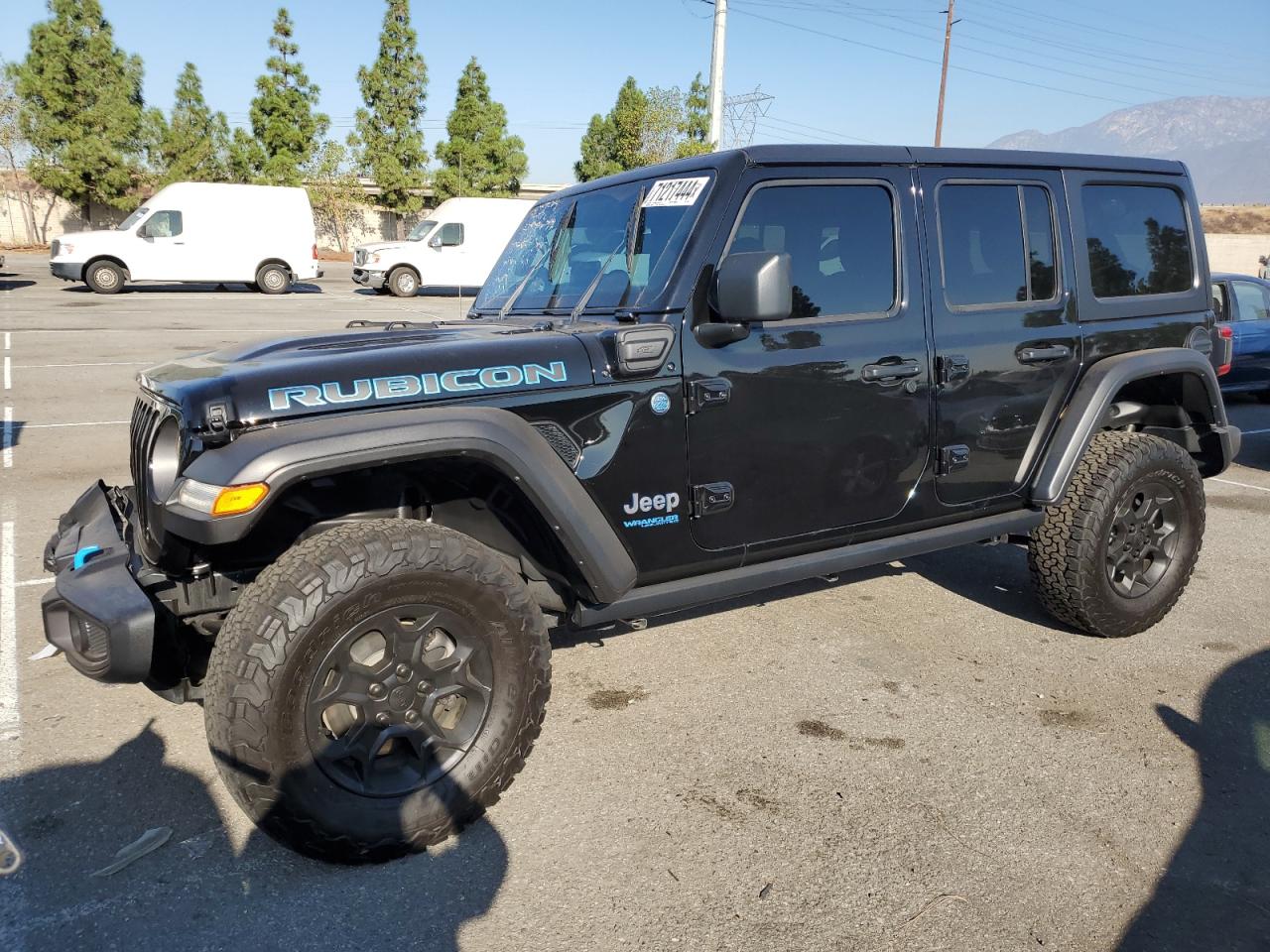 2022 JEEP WRANGLER UNLIMITED RUBICON 4XE VIN:1C4JJXR68NW114513