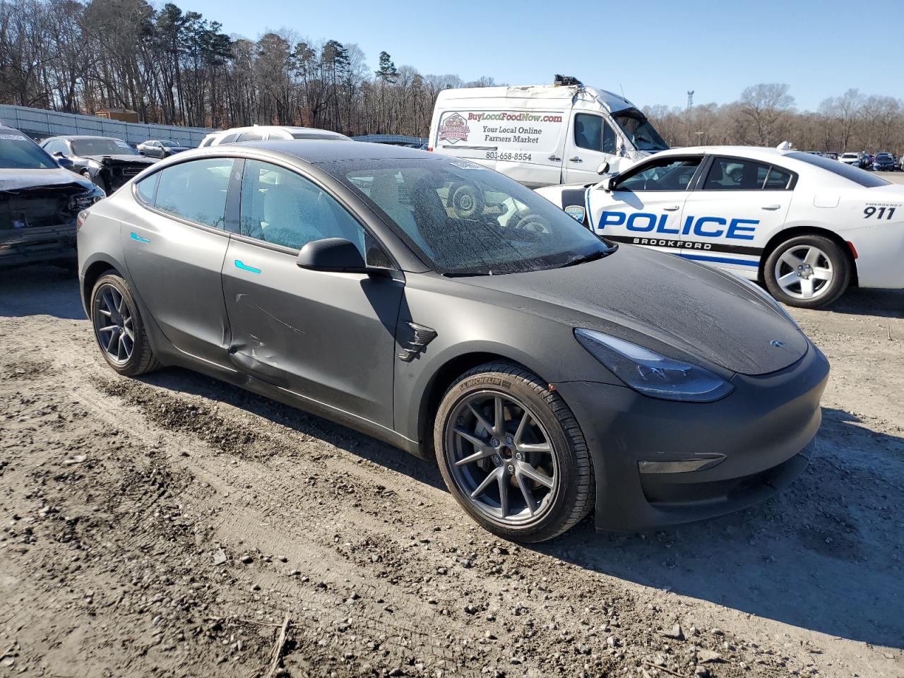 2022 TESLA MODEL 3  VIN:5YJ3E1EBXNF120122