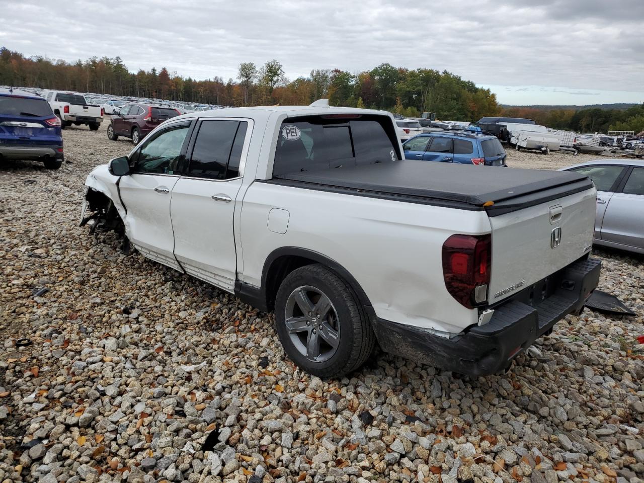 2022 HONDA RIDGELINE RTL VIN:5FPYK3F70NB028299