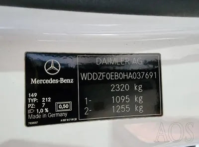 2016 Mercedes-Benz E 220 VIN:
