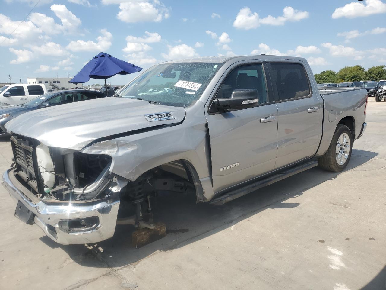 2022 RAM 1500 BIG HORN/LONE STAR VIN:1C6RREFG9NN228160