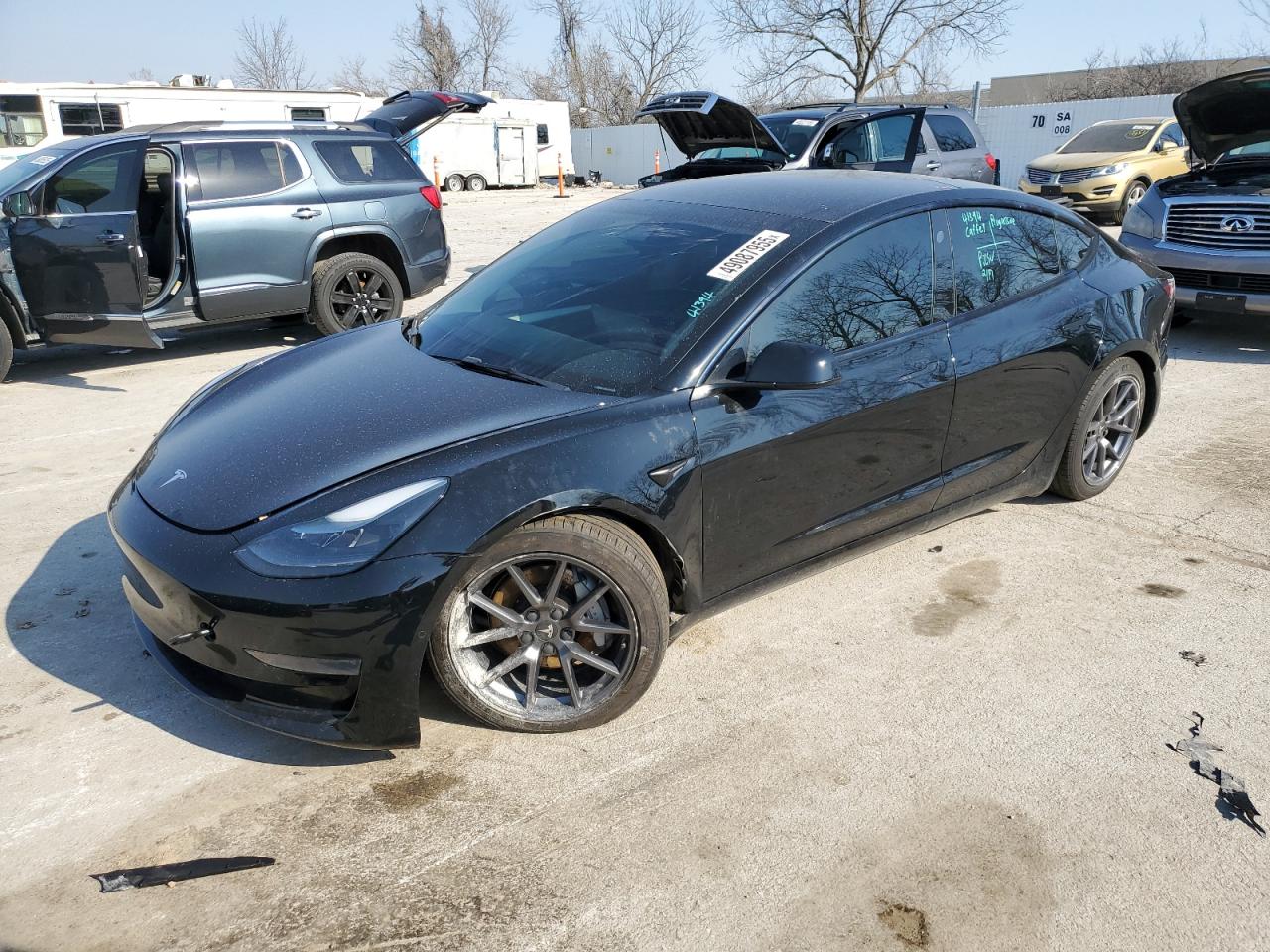 2022 TESLA MODEL 3  VIN:5YJ3E1EA3NF125606