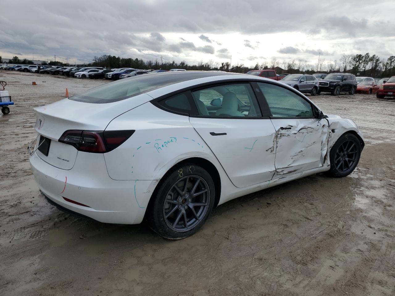 2022 TESLA MODEL 3  VIN:5YJ3E1EB9NF167318