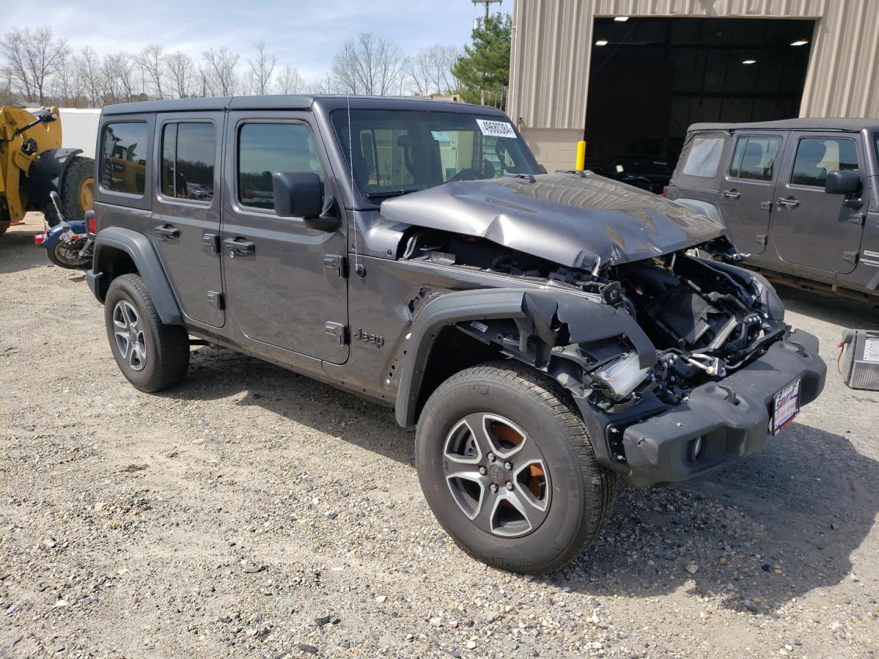 2022 JEEP WRANGLER UNLIMITED SPORT VIN:1C4HJXDM8NW276565