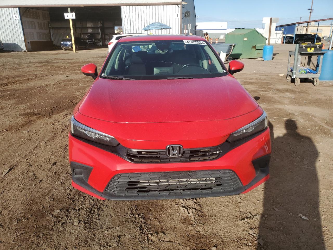 2022 HONDA CIVIC EX VIN:2HGFE1F7XNH318427