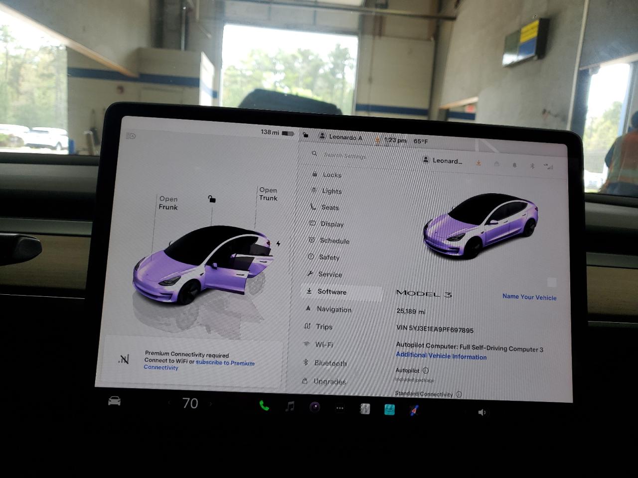 2023 TESLA MODEL 3  VIN:5YJ3E1EA9PF697895