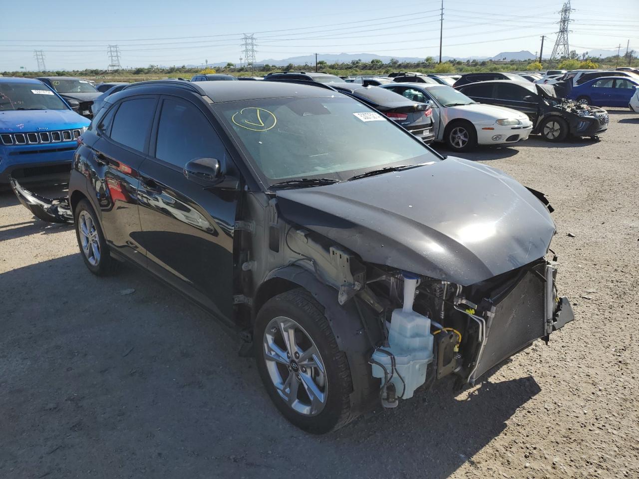 2022 HYUNDAI KONA SEL VIN:KM8K62AB1NU923652