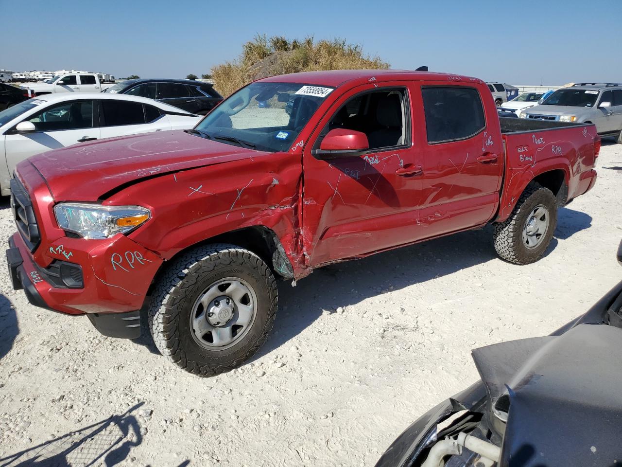 2022 TOYOTA TACOMA DOUBLE CAB VIN:3TMCZ5ANXNM453704